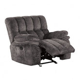 Hieronymus Manual Glider Recliner Model Fm64001Dg-Ch-M By Furniture Of America
